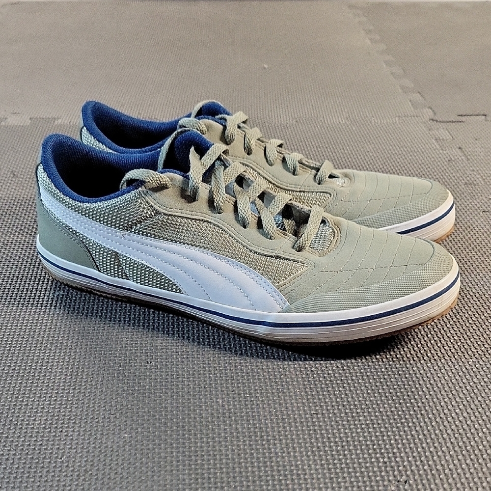 Puma Astro Sala Grey/White/Blue Size 11